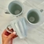 Tazas X6 de Cerámica Gris Badem - comprar online
