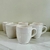 Pocillo café X6 de Cerámica Mil Rayas Blanco 150ml en internet