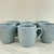 Tazas X6 de Cerámica Mil Rayas Gris 360ml en internet