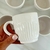 Pocillo café X6 de Cerámica Mil Rayas Blanco 150ml - comprar online