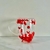 Taza doble vidrio Flores 400ML - comprar online