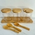 Set X3 Frascos de Vidrio con Tapa, Base y Cuchara de Bambú - comprar online