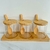 Set X3 Frascos de Vidrio con Tapa, Base y Cuchara de Bambú