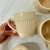 Tazas X6 de Cerámica Mil Rayas Vainilla 360ml - comprar online