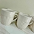 Tazas X6 de Cerámica Mil Rayas Blanco 360ml - Bertcla