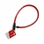 Cadeado Meia Lua com Chave para Bicicleta 60cmX6mm Vermelho - comprar online
