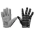 Luva para Ciclismo Hupi Love Bike Preta Dedo Longo