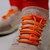 Cadarço Elástico Hupi Laces Laranja Neon Liso
