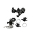 Kit Transmissão 18 Vel Absolute Nero (Câmbios + Trocador 2x9)