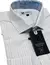 Camisa Alfaiataria Cinza Listra Preta - comprar online