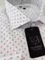 Camisa Branca Floral Duda Vermelho