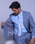 Costume Cinza Claro Detalhe