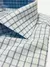 Camisa Alfaiataria Branca Xadrez Azul - comprar online