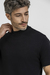 Camiseta Premium Suedine Egípcio Gola Alta - K&J Black