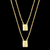 Escapulário Grumet Sagrado Coração de Jesus 1,5mm 6gr 70cm Banhado A Ouro 18k - comprar online