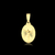 Pingente Plaquinha Oval Jesus 1,7x1,4cm Banhado A Ouro 18k