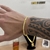 Pulseira Grumet Flat 4mm 5gr Fecho Duplo Banhado A Ouro 18k - Atacado Thurigan Joias