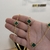 Corrente Elo Português 2mm Trevo Esmeralda Banhado A Ouro 18k - Atacado Thurigan Joias