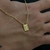 Escapulário Grumet Sagrado Coração de Jesus 1,5mm 6gr 70cm Banhado A Ouro 18k
