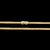 Corrente Lacraia 6mm 46gr Fecho Duplo Banhado A Ouro 18k