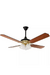 VENTILADOR DE TECHO LUMER 604 MARRON MADERA CON ARAÑA
