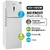 HELADERA KOHINOOR KHD42D/8 DUO COOLING BLANCA