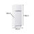 Heladera Briket BK2F 1410 Blanca 2 Frios 290 LT - MUEBLERIA LIBERTAD