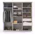 PLACARD DELOS 6 PUERTAS BLANCO DLE357 - comprar online