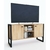 RACK MESA TV DE HIERRO 1.03M DELOS