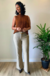 CALÇA ALFAIATARIA RUSTICA CINTO - comprar online