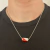 Collar River Plate Plateado - tienda online
