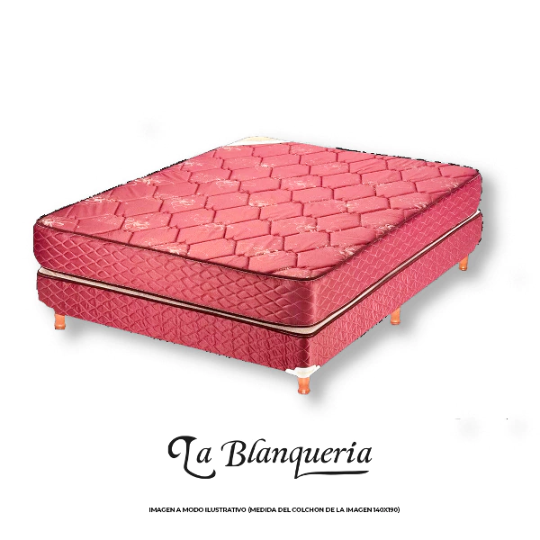 SOMMIER SUAVEGOM SPLENDID 2 PLAZAS Y MEDIA 140x190
