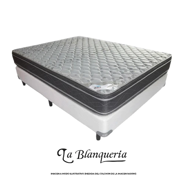 SOMMIER GANI SILVER FLEX 2 PLAZAS Y MEDIA 140x190
