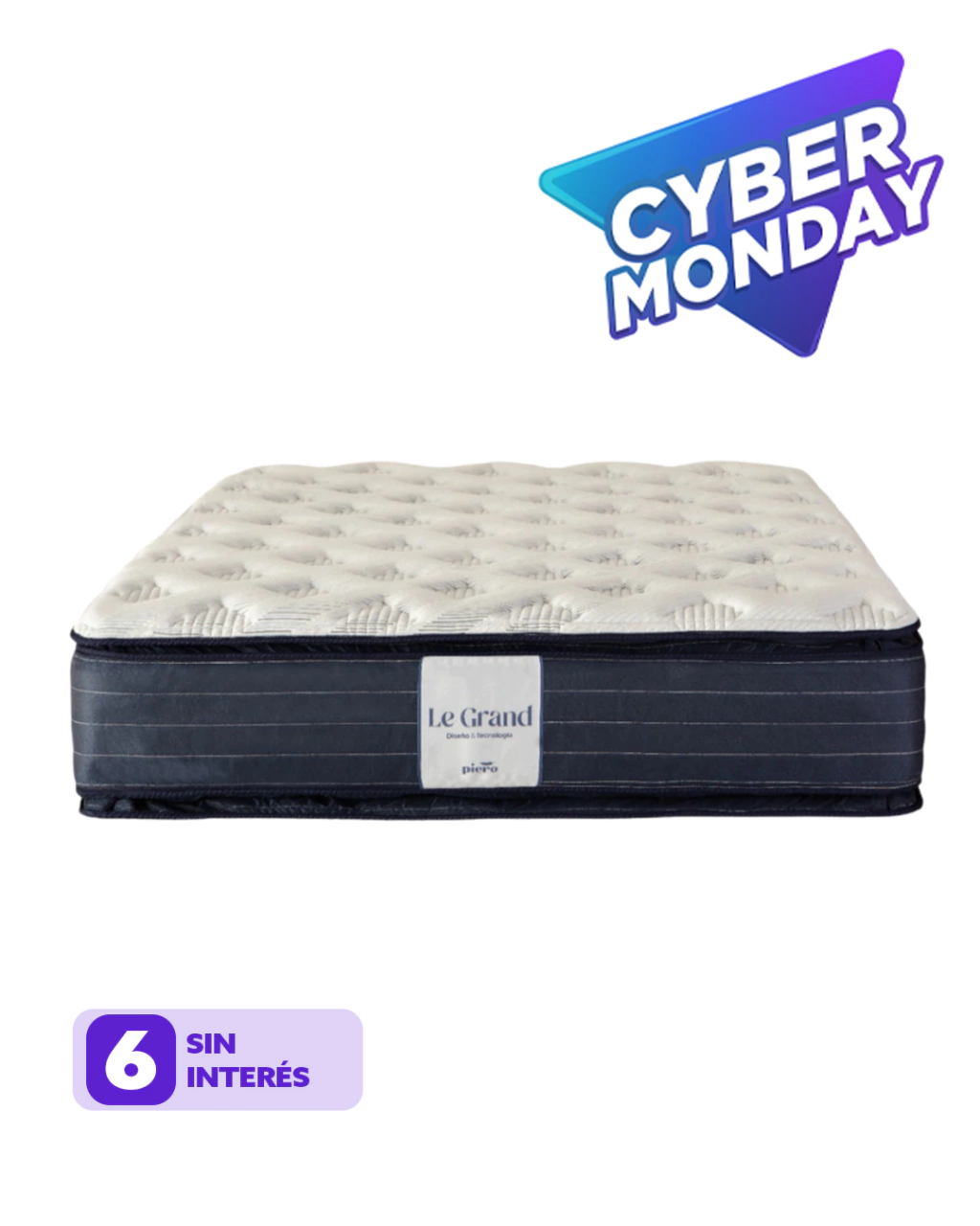 COLCHÓN PIERO LE GRAND PILLOW QUEEN (160x200)