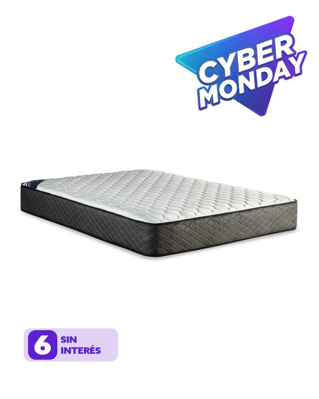 COLCHÓN PIERO SPRING 2 PLAZAS Y MEDIA 140x190