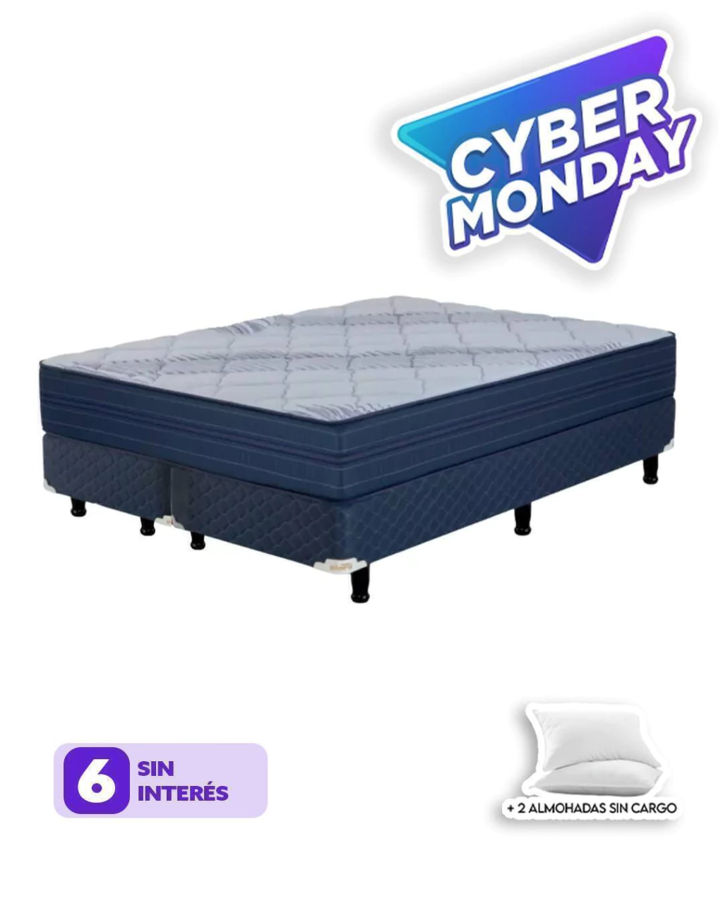 SOMMIER PIERO LEREVER KING (200x200)