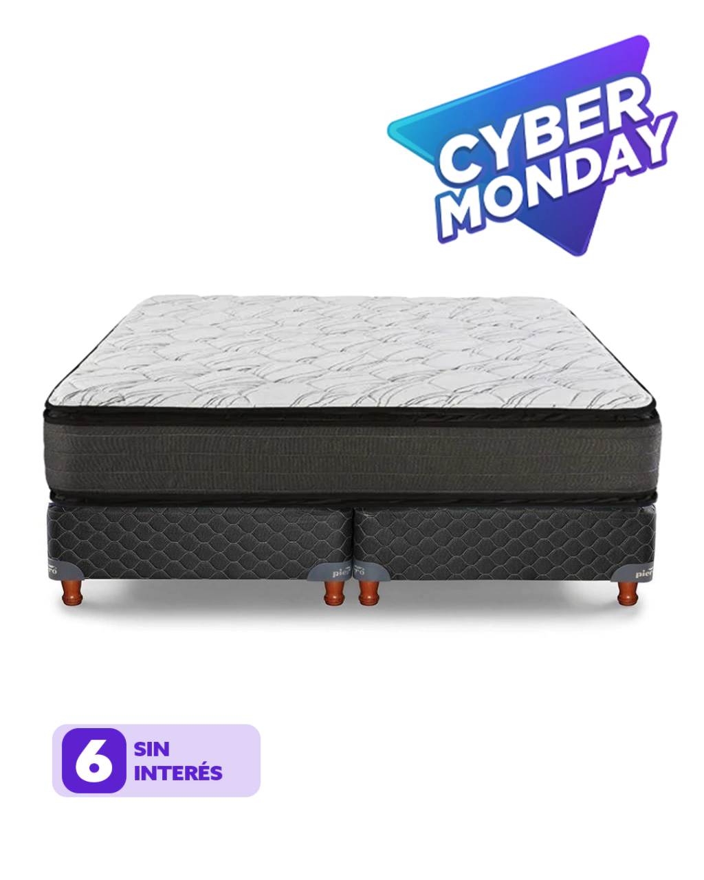 SOMMIER PIERO MATTINA PILLOW QUEEN (160X200)