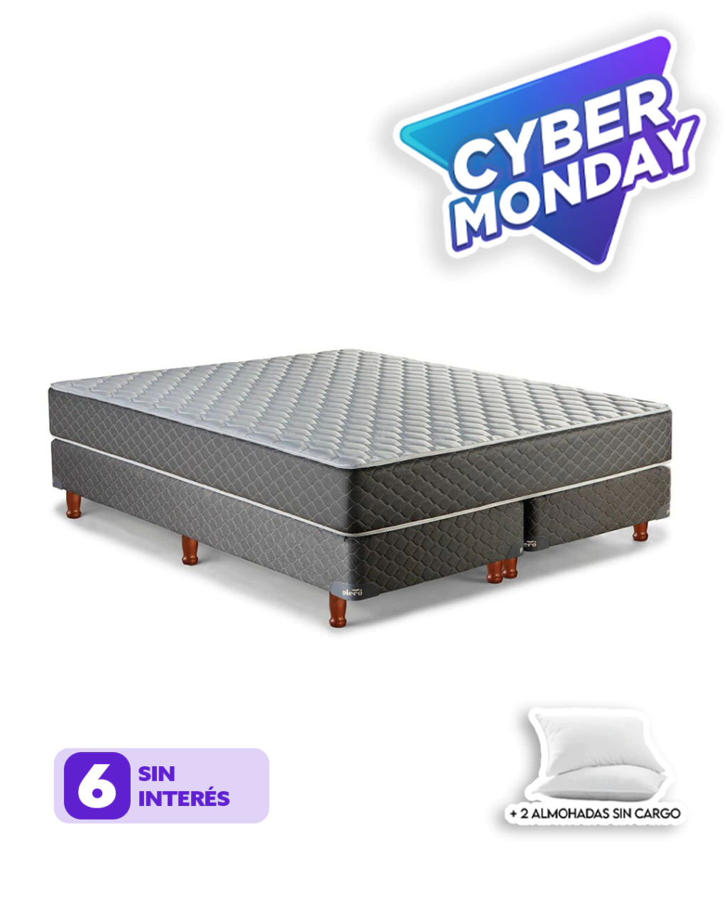 SOMMIER PIERO FOAM QUEEN (160x190)