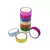 FITA ADESIVA DECORADA WASHI TAPE 15X5 GLITER 10 CORES - BRW - comprar online