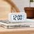 Despertador digital alimentado por bateria, data de temperatura com luz de fundo - comprar online