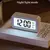 Despertador digital alimentado por bateria, data de temperatura com luz de fundo - JAY STORE FORTAL