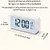 Despertador digital alimentado por bateria, data de temperatura com luz de fundo - JAY STORE FORTAL