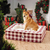 Clássica Cama Festiva Tartan Aconchegante para Cães Anti-ansiedade Calmante - comprar online