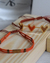 SET DE PULSERAS CORAZÓN BERMELLÓN Y BRONCE - comprar en línea