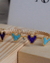 SET DE PULSERAS CORAZÓN AZUL - comprar en línea