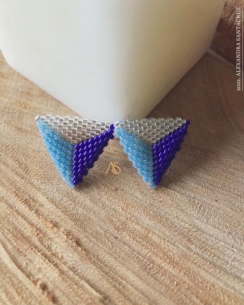 TOPOS TRIÁNGULO 3D AZUL - comprar en línea