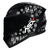 CAPACETE ASX CITY FUN BRILHO PRETO BRANCO - comprar online