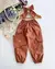 Calça Jogger Courino (não acompanha a bolsa) F050126 - Vitrine Zoe Atacado Moda Infantil