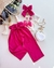 Conjunto Flor 3D Pink F050126