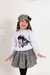 Conjunto Minnie Cinza Saia 3 peças F050129
